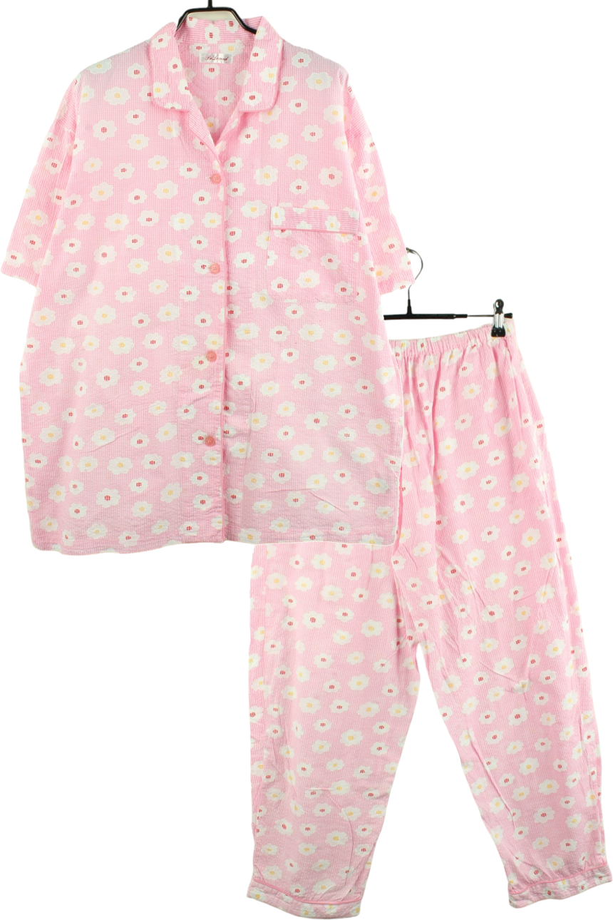 (70%세일)코튼100% 핑크 잠옷 셋트 빈트로-33032